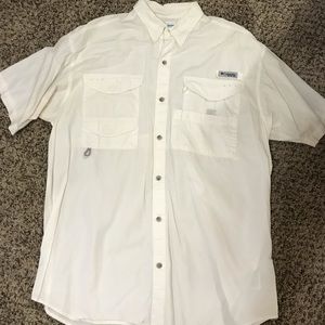 SOLD Columbia short sleeved fishing shirt